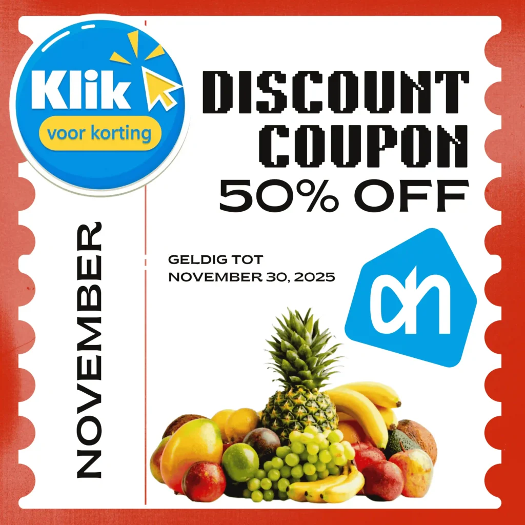 AH Bonuskaart België met barcode om te scannen